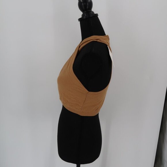 TOBI Women's Tan Cropped Tank Size Medium NWT - Picture 5 of 8